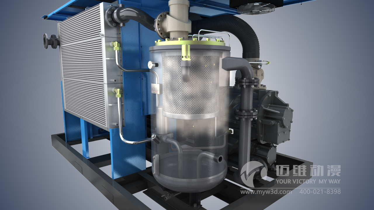 雙螺桿壓縮機(jī)三維動畫 雙螺桿壓縮機(jī)三維動畫