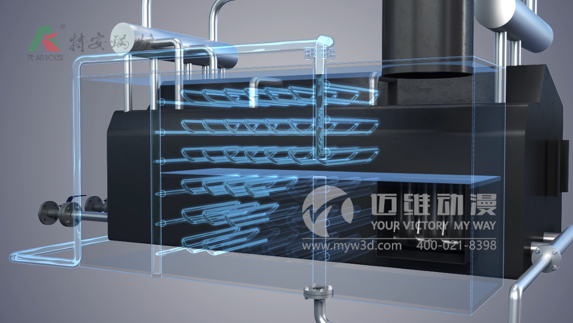 浙江東陽(yáng)市特安鍋爐有限公司與邁維動(dòng)漫簽約制作燃油蒸汽發(fā)生器產(chǎn)品演示三維動(dòng)畫(圖2)