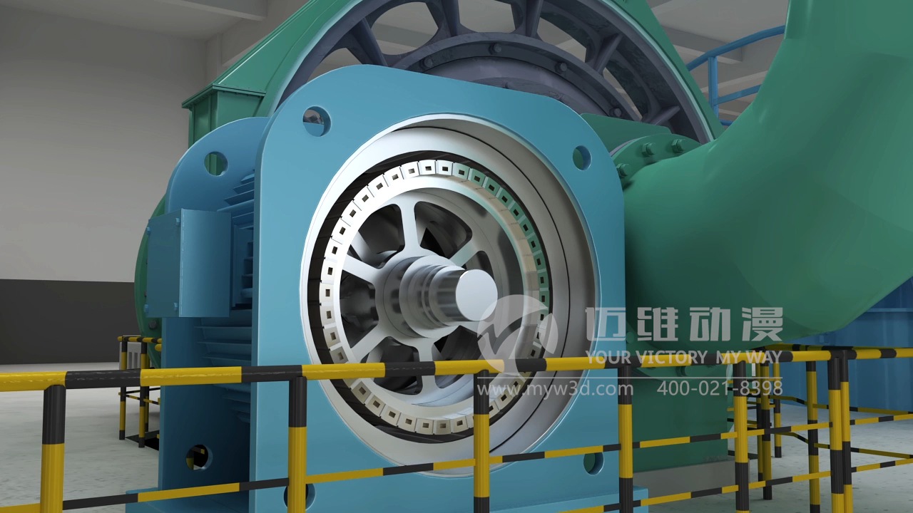 智能永磁電機(jī)產(chǎn)品演示三維動畫