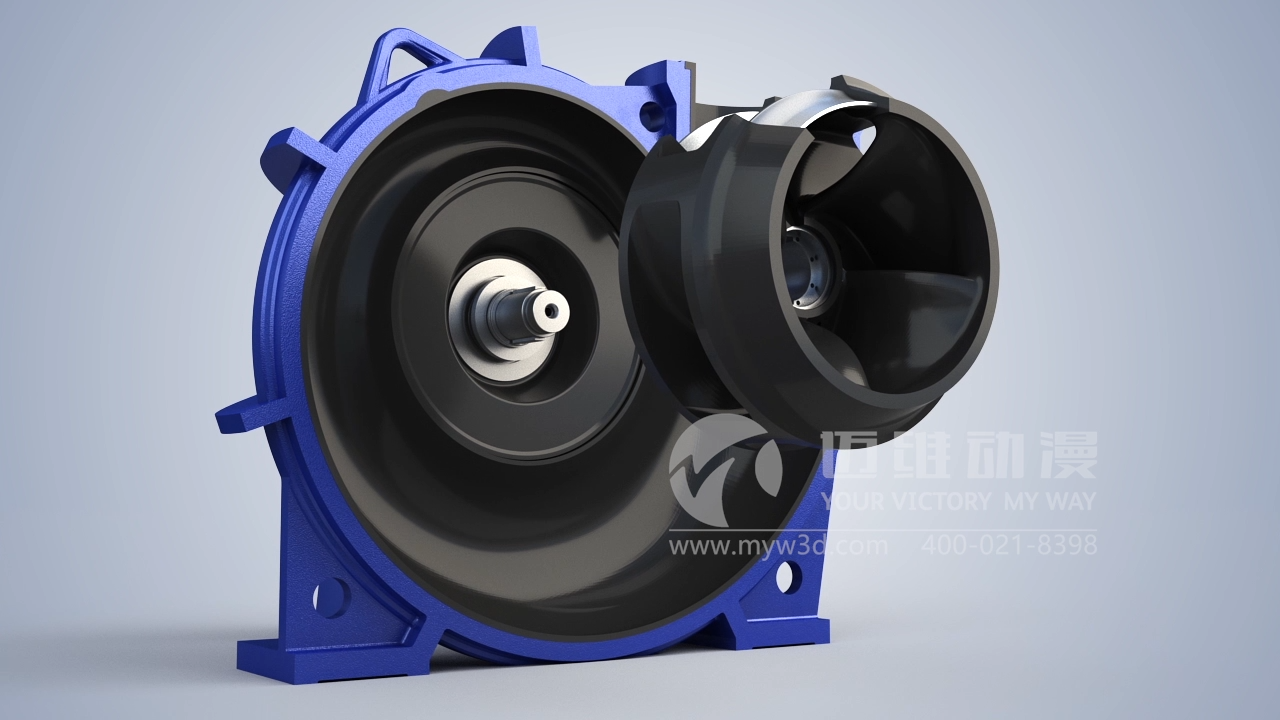 三維動(dòng)畫制作凸輪式轉(zhuǎn)子泵動(dòng)畫演示(圖1) 三維動(dòng)畫制作凸輪式轉(zhuǎn)子泵動(dòng)畫演示(圖1)