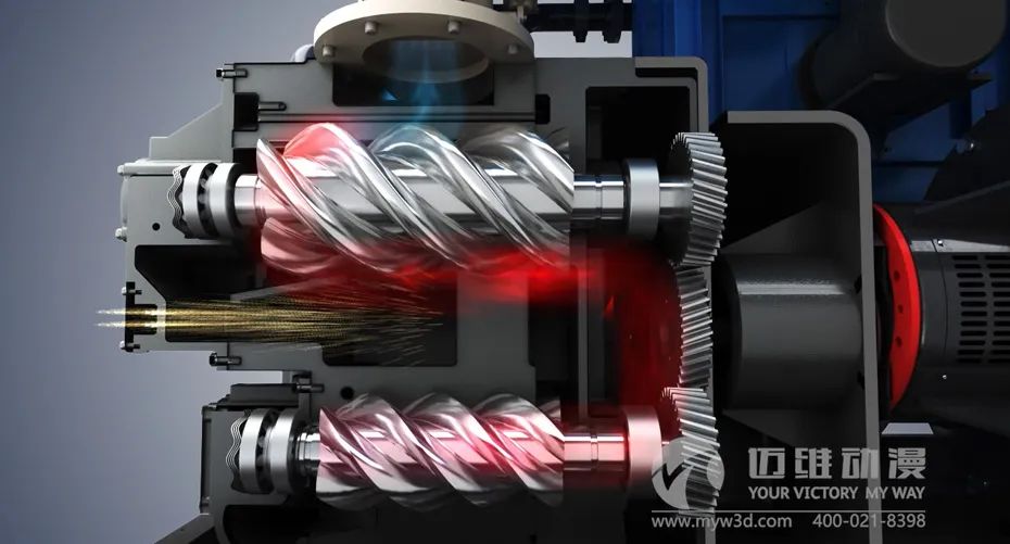 超復(fù)雜的壓縮機(jī)工作原理用三維動(dòng)畫(huà)來(lái)解析，真的看懂了！(圖5)