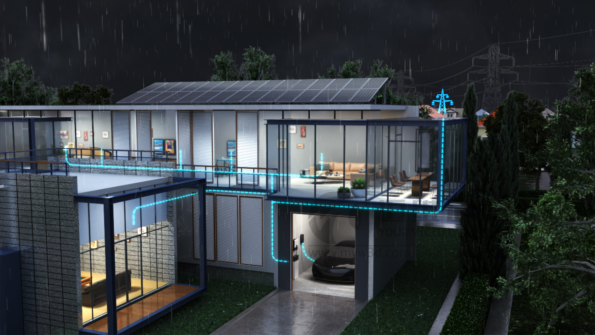 逆變器三維動畫具有哪些優(yōu)勢？為什么在光伏逆變器產(chǎn)品展示中受眾如此廣泛！(圖1)