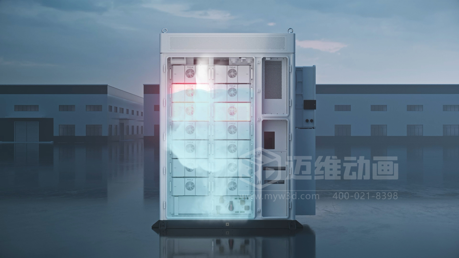 一體化工商業(yè)儲能機柜三維動畫展示(圖2) 一體化工商業(yè)儲能機柜三維動畫展示(圖2)