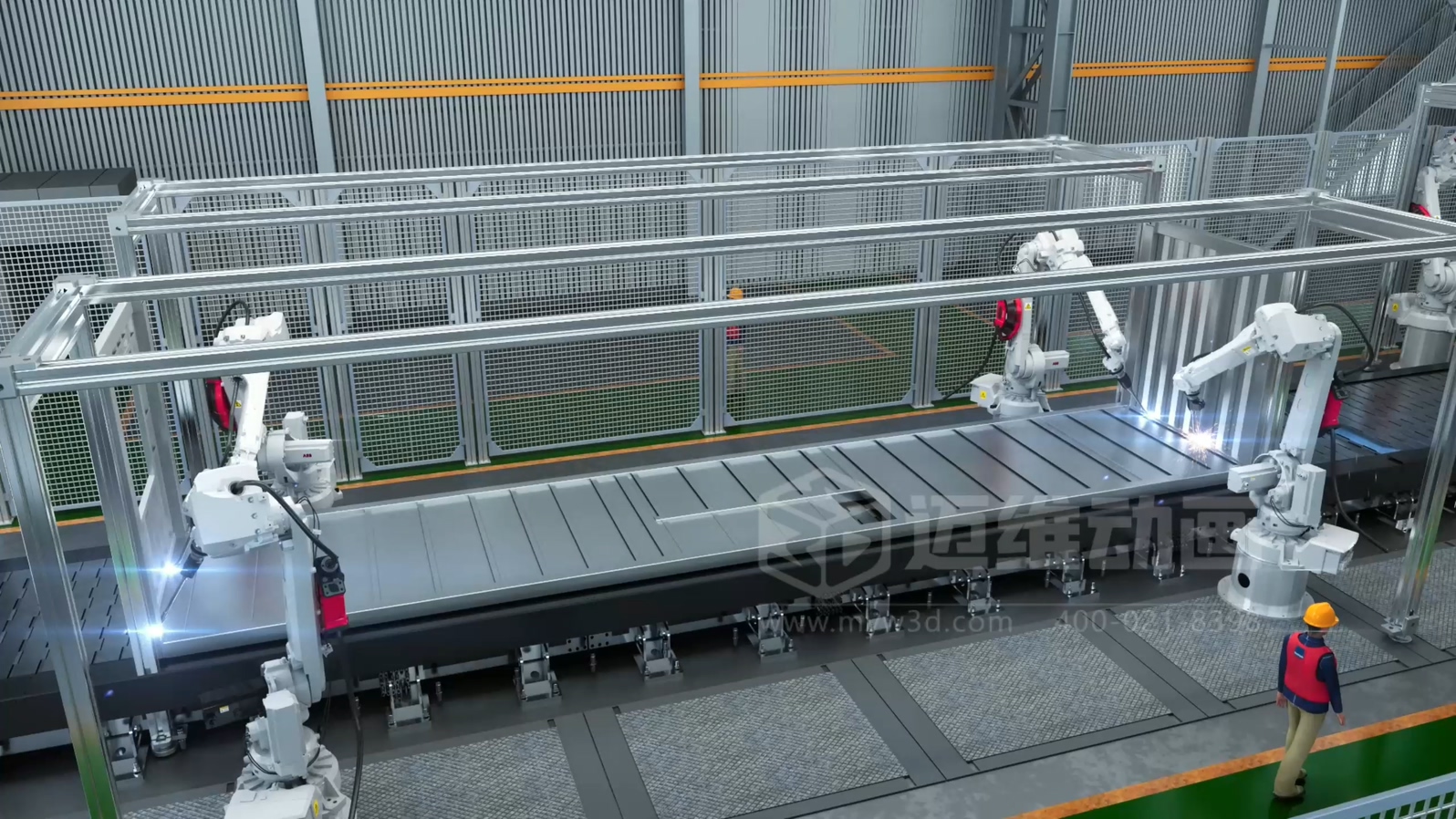 生產(chǎn)線三維動(dòng)畫(huà)在企業(yè)產(chǎn)品工藝流程展現(xiàn)有哪些優(yōu)勢(shì)?(圖1)