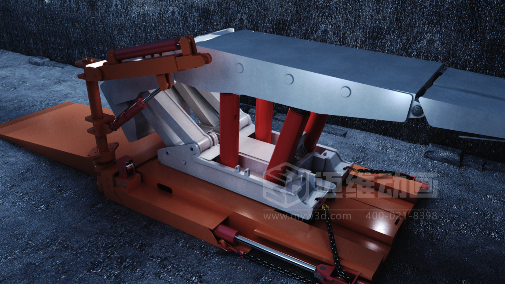 礦用井下支架拆卸安裝施工三維動(dòng)畫(huà)展示(圖2) 礦用井下支架拆卸安裝施工三維動(dòng)畫(huà)展示(圖2)