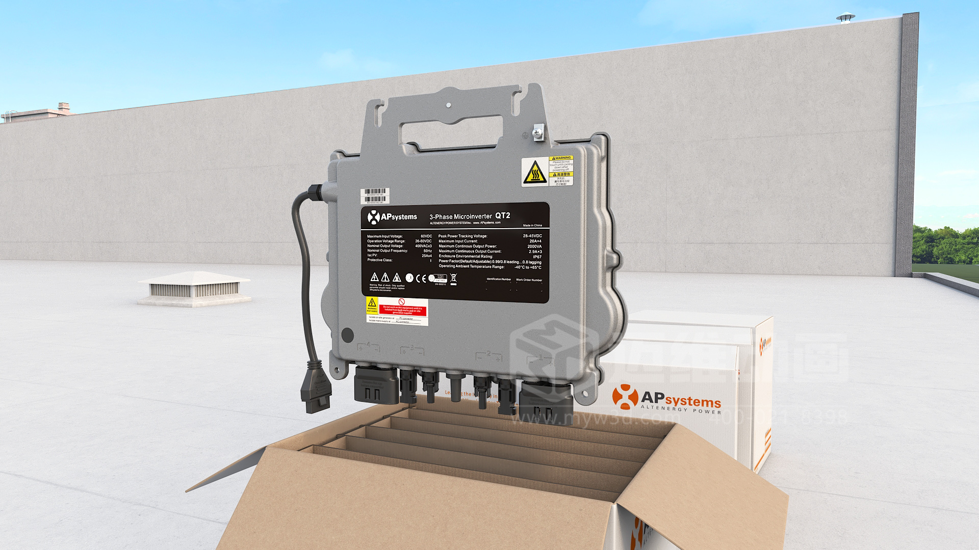 逆變器安裝三維動畫演示，產(chǎn)品安裝細節(jié)盡在掌握！(圖1)