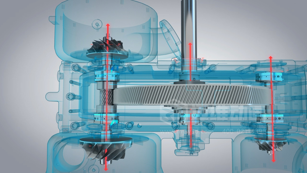 壓縮機工作原理三維動畫：離心式空壓機營銷的 “致勝法寶”！(圖3)