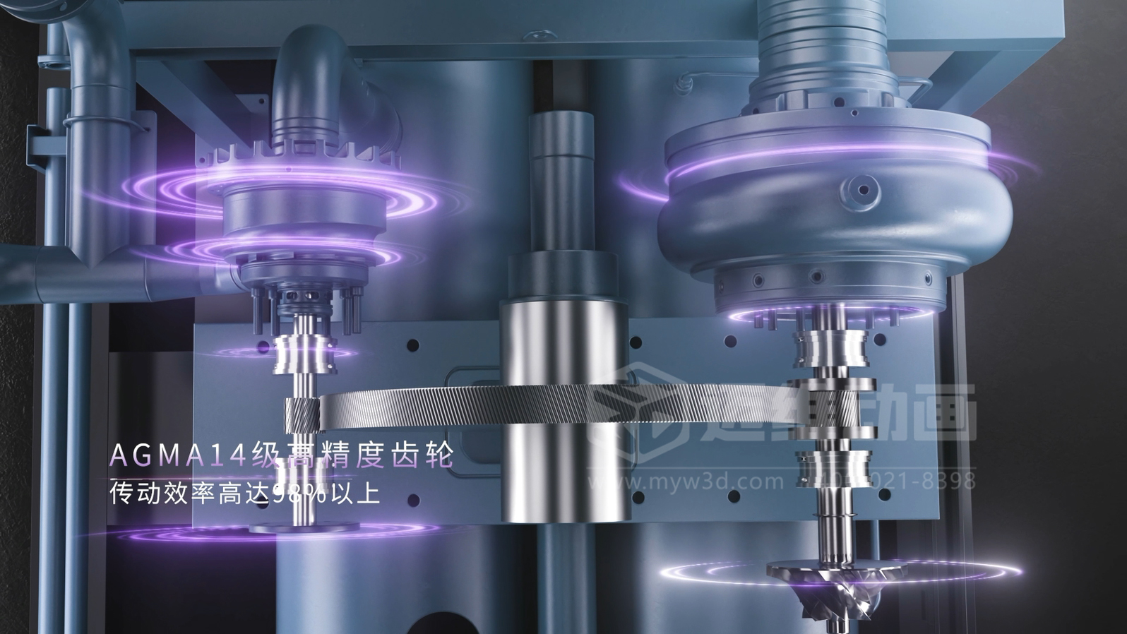 三維動畫賦能離心空壓機(jī)：破解技術(shù)展示難題，讓核心優(yōu)勢 ‘一目了然’(圖3)