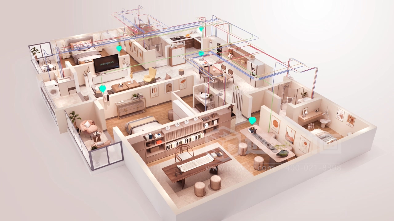 全屋供水三維動畫(圖1) 全屋供水三維動畫(圖1)