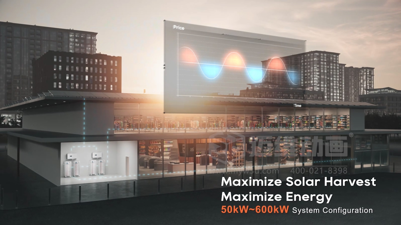 50K逆變器\高壓堆疊電池產(chǎn)品三維動畫(圖5) 50K逆變器\高壓堆疊電池產(chǎn)品三維動畫(圖5)