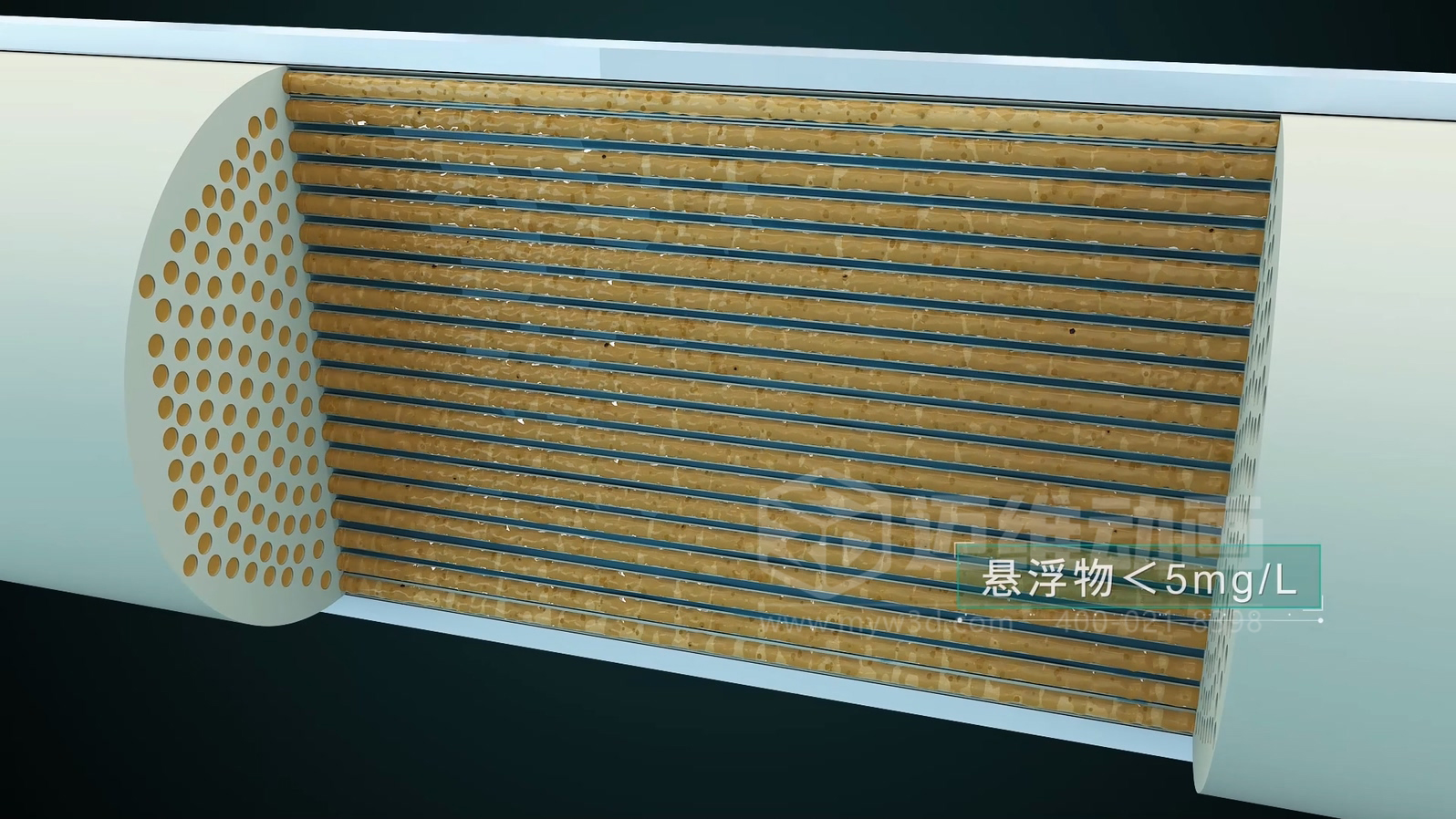 飛灰水洗資源化處理工藝三維動畫(圖7) 飛灰水洗資源化處理工藝三維動畫(圖7)