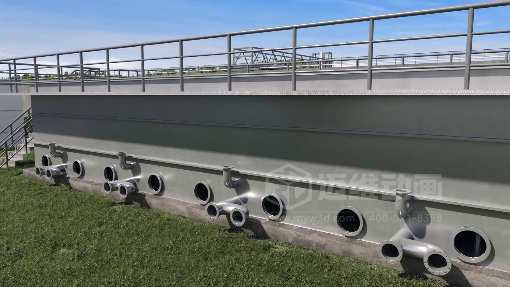 二次供水-水處理行業(yè)過濾裝置三維動畫全場景解決方案(圖3)