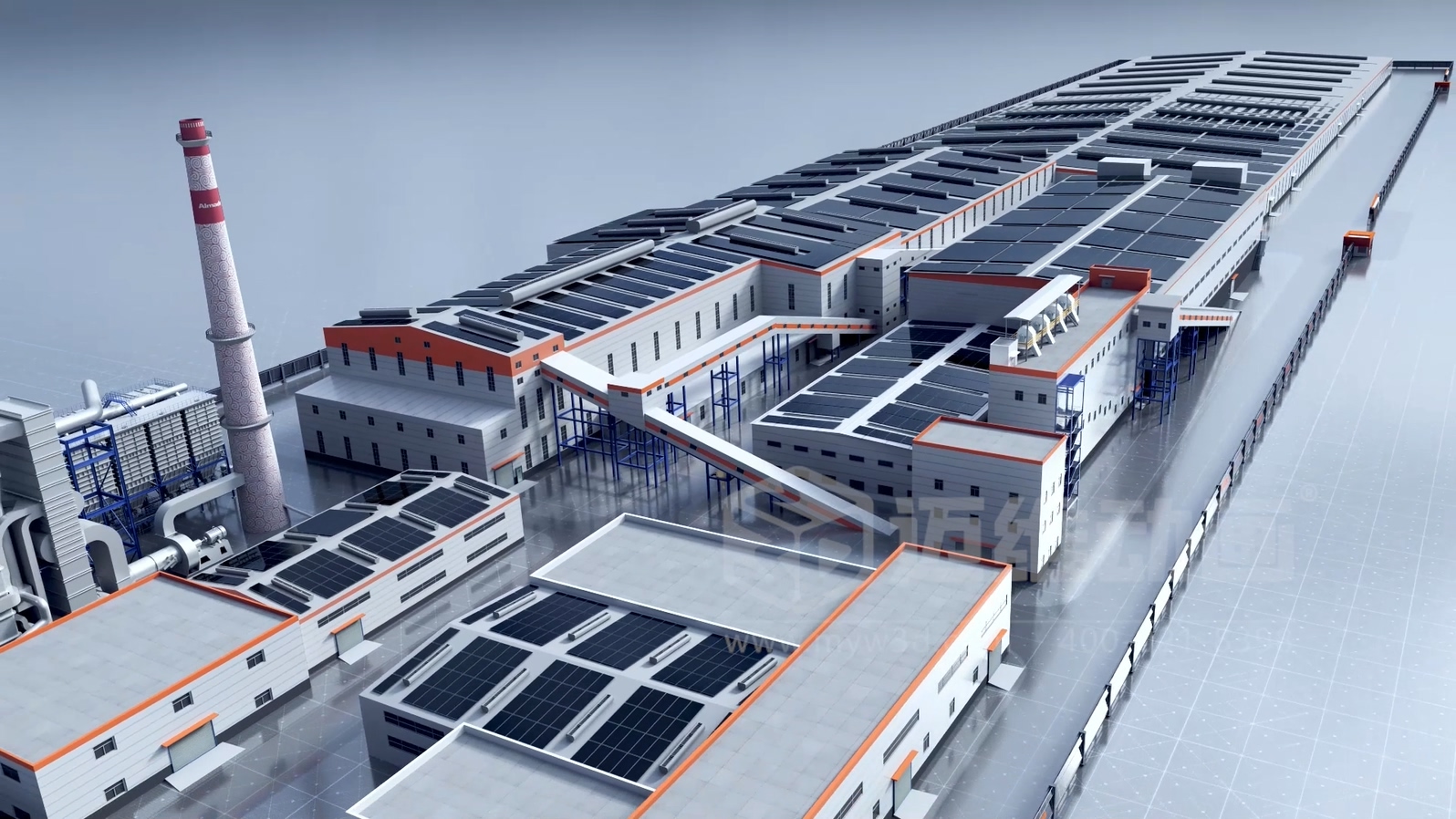 光伏玻璃生產(chǎn)線動(dòng)畫(huà)：把1600℃的核心工藝，“燒”給客戶看(圖4)